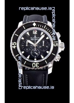 Blancpain Blancpain Fifty Fathoms Chronograph Flyback Black 1:1 Mirror Replica Watch