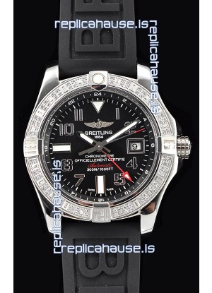 Breitling Avenger Steel GMT Swiss Watch 1:1 Ultimate Edition - Black Dial
