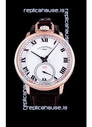 Chopard Louis-Ulysse The Tribute Rose Gold White Dial Swiss Watch