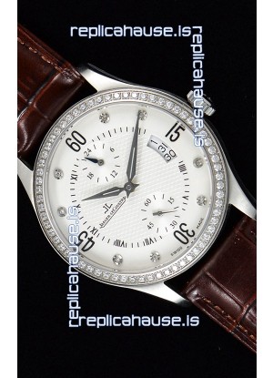 Jaeger LeCoultre Master Control Stainless Steel Swiss Replica Watch 