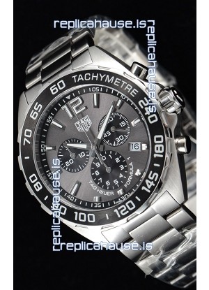Tag Heuer Formula 1 Chronograph Swiss Quartz Replica Watch Anthracite Dial 