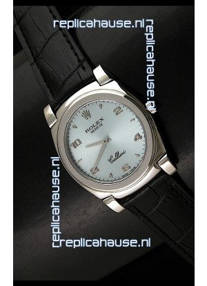 Rolex Cellini Japanese Replica Watch in Silver Dial