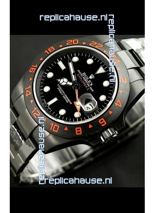 Rolex Explorer II Japanese Replica Automatic Black PVD Watch 