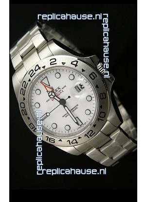Rolex Explorer II Swiss Replica Automatic Black Steel Watch 43MM