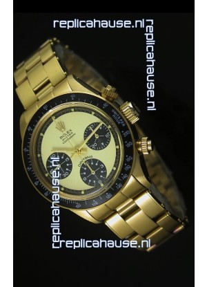 Rolex Daytona 6263 Cosmograph White Dial in Gold Case
