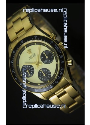 Rolex Daytona 6263 Cosmograph Gold Dial in Gold Case