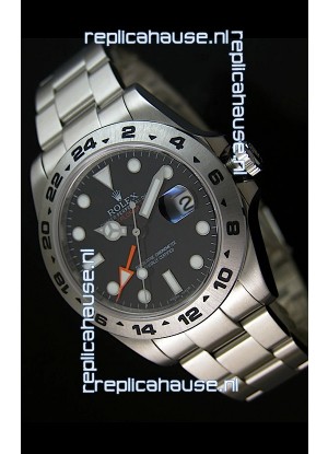 Rolex Replica Explorer II Swiss Replica Watch - SuperLuminous Hour Markers 42MM 
