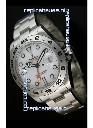 Rolex Replica Explorer II Swiss Replica Watch - SuperLuminous Hour Markers 42MM 