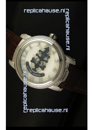 Ulysse Nardin Dual Escapement Japanese Watch in White Dial