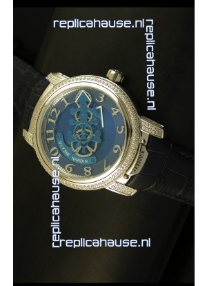 Ulysse Nardin Dual Escapement Japanese Watch in Blue & Black Dial