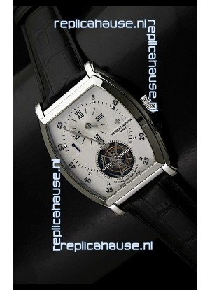 Vacheron Constantin Power Reserve Tourbillon Swiss Watch in Steel