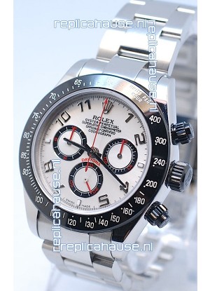 Rolex Project X Daytona Limited Edition Series II Cosmograph MonoBloc Cerachrom Swiss Watch in White Dial