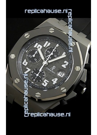 Audemars Piguet Chronopassion Titanium Swiss Watch - Secs hands at 12 O'Clock