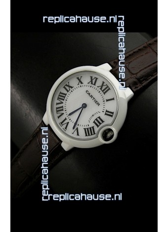 Cartier Ballon de Ladies Replica Watch in White Dial