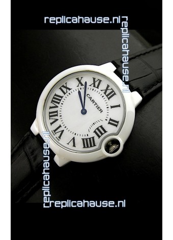Cartier Ballon de Ladies Replica Watch in White Dial