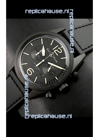 Bell and Ross BR126 Vintage Swiss Quartz Watch in PVD Casing
