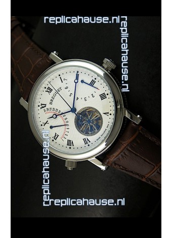 Breguet Retrograde Day/Date Japanese Automatic Watch with Tourbillon