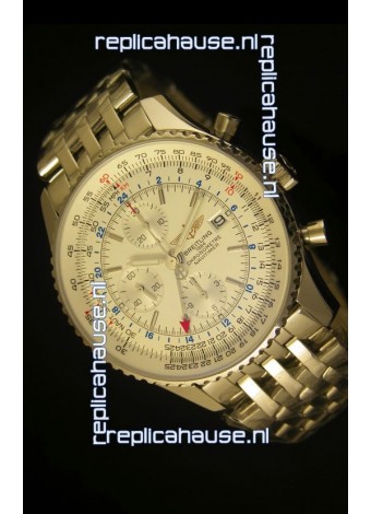 Breitling Navitimer World GMT - 1:1 Mirror Ultimate Edition White Dial