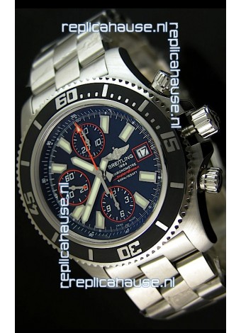 Breitling SuperOcean Abyss Swiss Chronograph Replica Watch - 1:1 Mirror Replica - 44MM Orange Markers