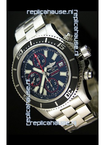 Breitling SuperOcean Abyss Swiss Chronograph Replica Watch - 1:1 Mirror Replica - 44MM Red Markers
