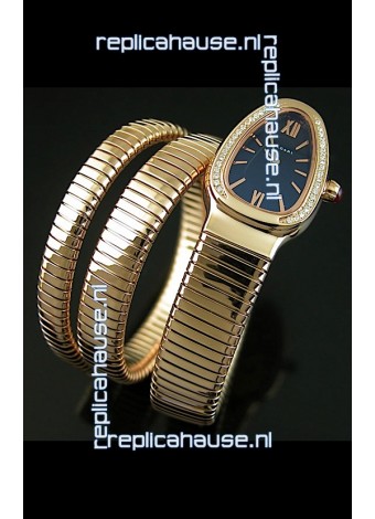 Bvlgari Serpenti Ladies Watch in Japanese Quartz Movement - Diamonds Bezel