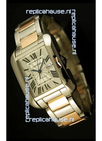 Cartier Tank Anglaise Mid Sized Swiss Watch - 1:1 Mirror Replica Watch
