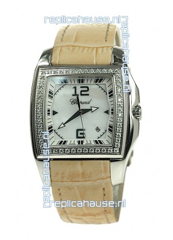 Chopard Two O Ten Ladies Swiss Replica Watch in Yellow Strap
