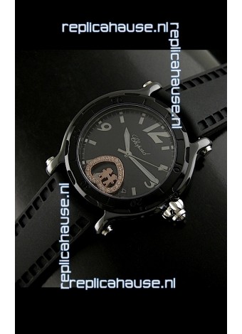 Chopard Limited Edition Swiss Replica Watch in Black Strap