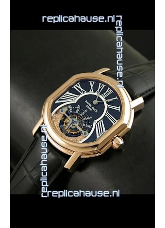 Daniel Roth Classic Tourbillon Swiss Watch in Black Strap