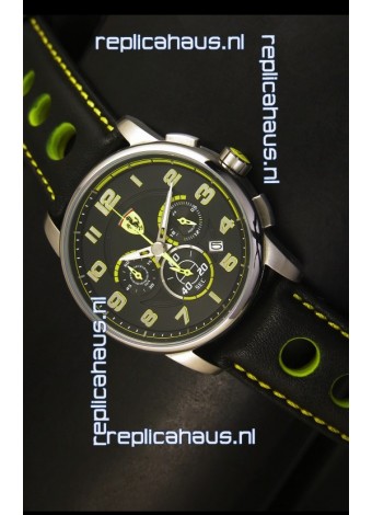 Scuderia Ferrari Heritage Chronograph Watch in Steel Case 