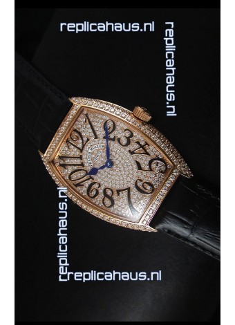 Franck Muller Master of Complications Casablanca Ladies Watch in Rose Gold Case 