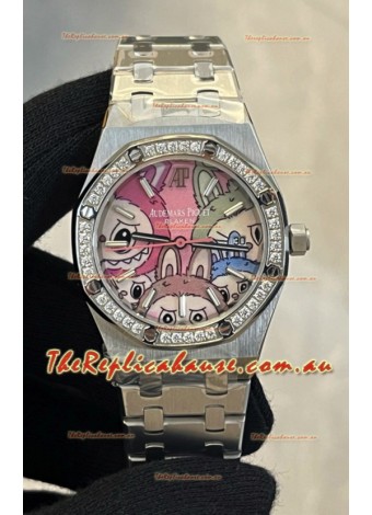 Audemars Piguet Royal Oak LABUBU Ladies Swiss Replica Watch 