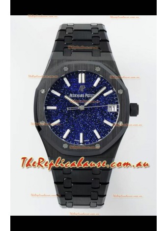 Audemars Piguet Royal Oak 15500 Black Ceramic Starry Dial Super Clone Replica Watch 