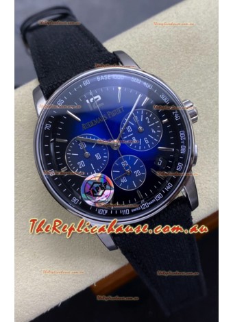 Audemars Piguet Super Clone CODE 11.59 Chronograph Smoked Blue Dial Watch 