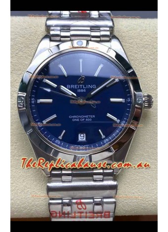Breitling Chronomat Automatic GMT 40 Blue Dial 1:1 Mirror Swiss Replica Watch