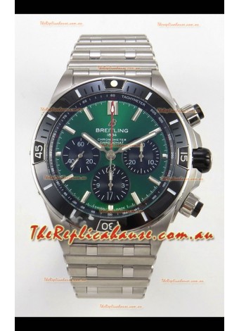 Breitling Chronomat Super Clone B01 42 Edition Swiss 904L Steel Watch Green Dial