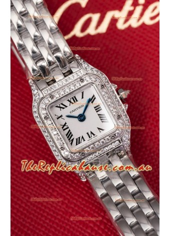 Cartier PANTHERE Superclone 20MM Swiss Replica Watch in Steel Case