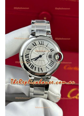 Ballon De Cartier Swiss Automatic 1:1 Mirror Quality 33MM in Steel Strap