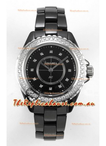 Chanel J12 38MM Black Ceramic Case Watch Automatic 1:1 Mirror Replica Watch