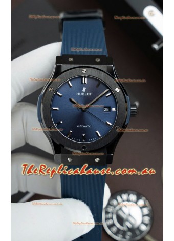 Hublot Classic Fusion Ceramic Casing Blue Dial Super Clone Swiss Replica 42MM