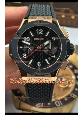 Hublot Big Bang Super Clone 20th Anniversary Titanium Rose Gold Casing Replica Watch 