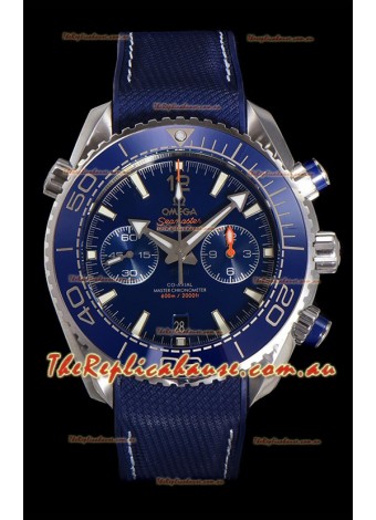 Omega Super Clone Planet Ocean 600M Chronograph 904L Steel Replica Watch 