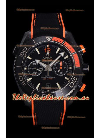 Omega Super Clone Planet Ocean 600M Chronograph Black Ceramic Replica Watch