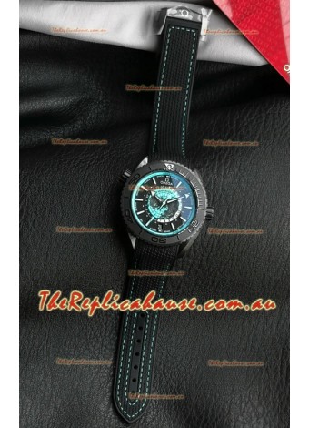 Omega Super Clone Planet Ocean 600M Worldtimer Ceramic Swiss Replica Watch 