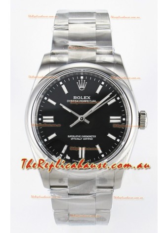 Rolex Oyster Perpetual Super Clone REF#126000 36MM Black Dial Swiss Replica