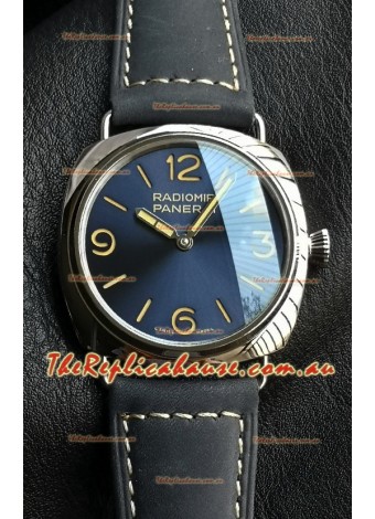 Panerai Super Clone Radiomir PAM1383 Swiss Replica Watch - 45MM Blue Dial 