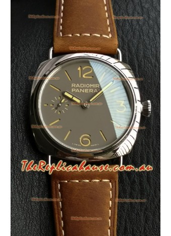 Panerai Super Clone Radiomir PAM1385 Swiss Replica Watch - 45MM Grey Dial 