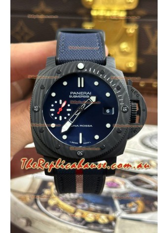 Panerai Luminor Super Clone Marina PAM1563 Carbotech Luna Rossa Watch 44MM