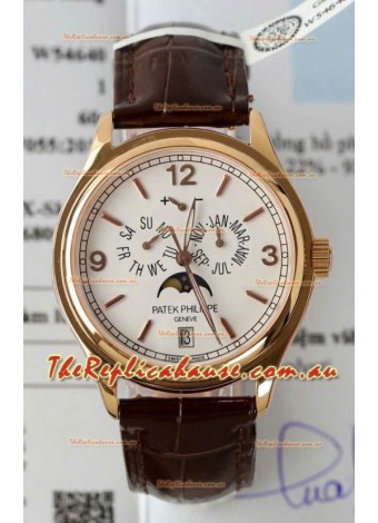 Patek Philippe Complications 4946R Swiss Replica Watch in White Dial 