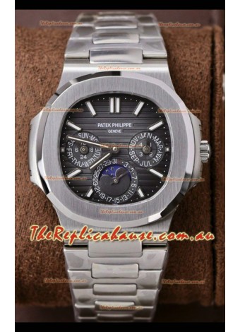 Patek Philippe Nautilus 5740 Perpetual Calendar Stainless Steel Grey Dial Swiss Replica Watch